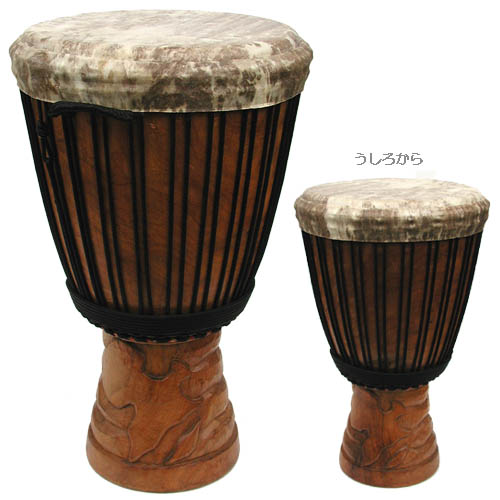 インポート民藝品 スタンド型ジャンベ 】